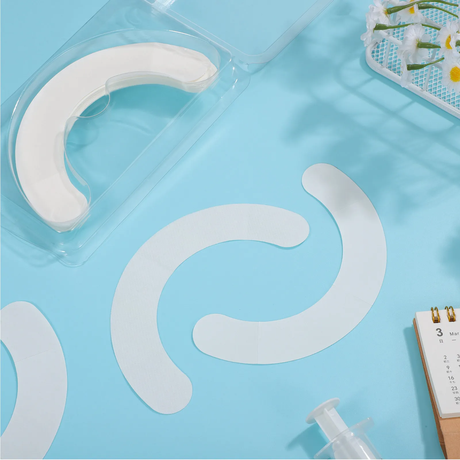 60 Pcs Stoma Bag Tapes Skin Tapes Fixing Tape Body For Skin Bandage Sensitive Adhesive Tapes Medical Purposes Dressing Bandages