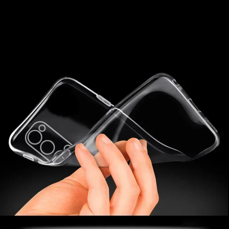 Funda de teléfono transparente de TPU para Vivo X50 Pro Plus, funda protectora suave trasera transparente para Vivo iQOO Pro 5G NEO 3 Neo3 Z1 Z1X 5 Pro