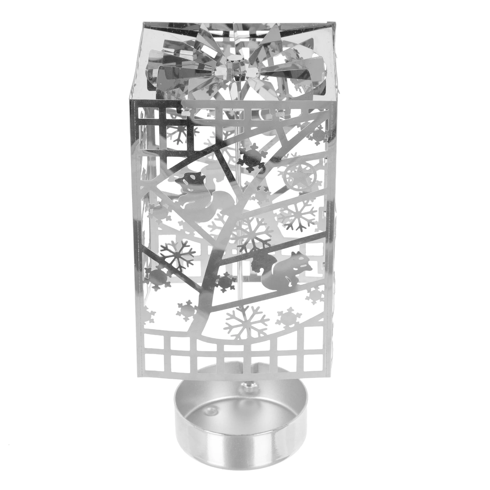 

Aroma Candlestick Elegant Metal Candleholder for Dining Table Tealight Snowflake Cup Tray Perfume Candles Heat Resistant