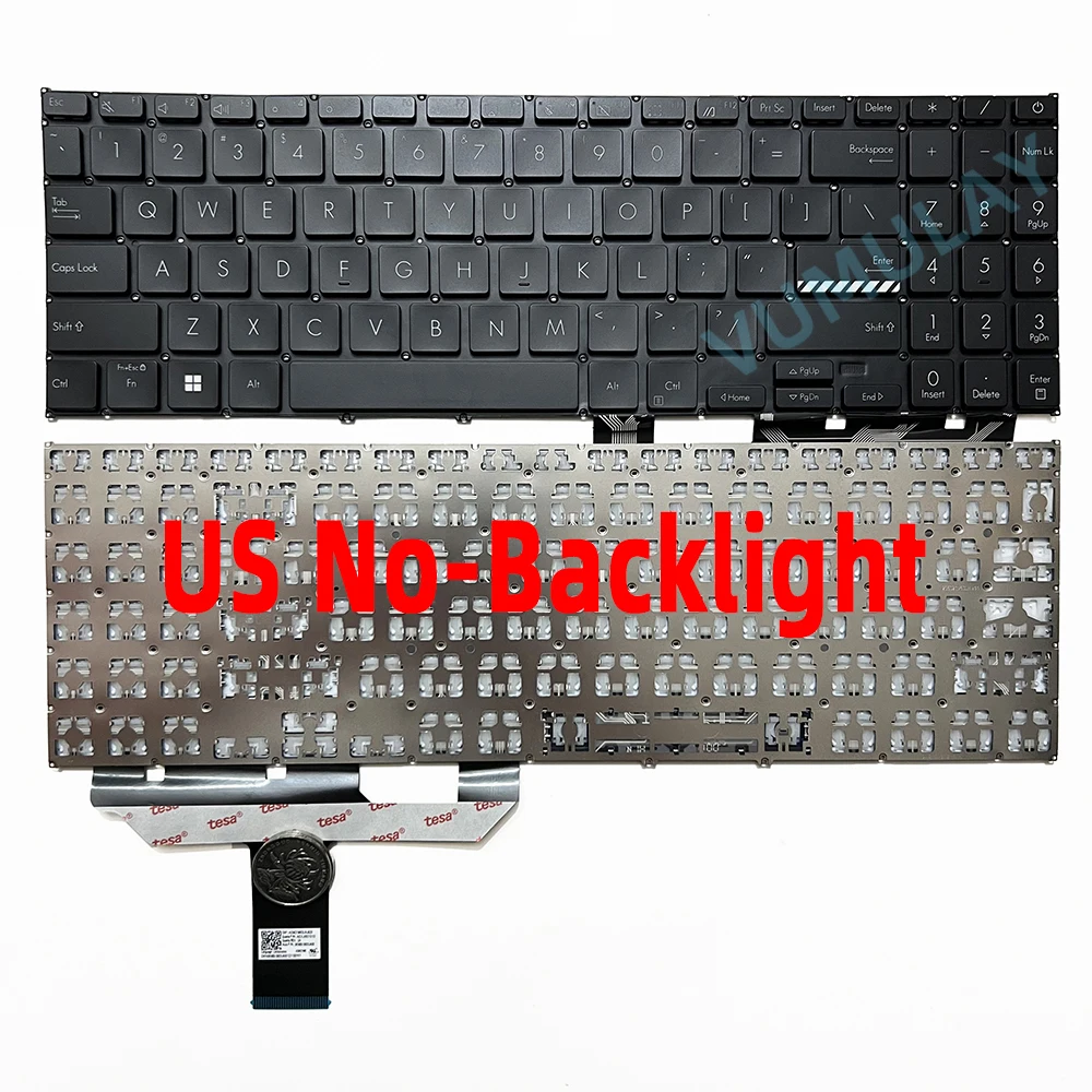 Lot De 2 Housse Clavier Silicone ASUS VivoBook 16X 16" Et 15" - Protection Clavier Compatible VivoBook Pro Zenbook