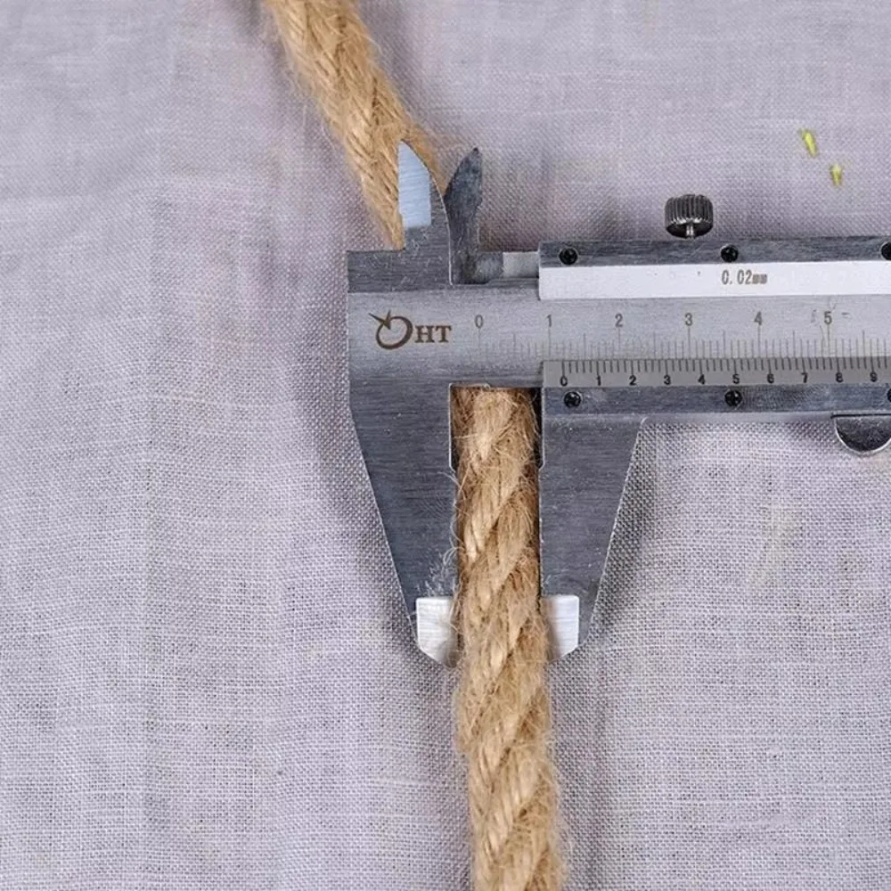 New 4mm-12mm Natural Jute Rope 10M Solid Durable Twine Rope DIY Craft Twisted Cord Pet Scratching