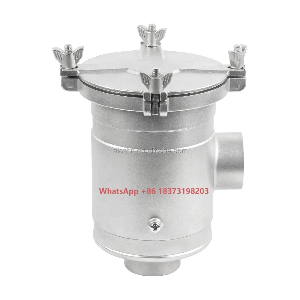 Factory Hot Sale New Style 316L Stainless Steel Bottom in Side Out Sea Water Strainer for Boat