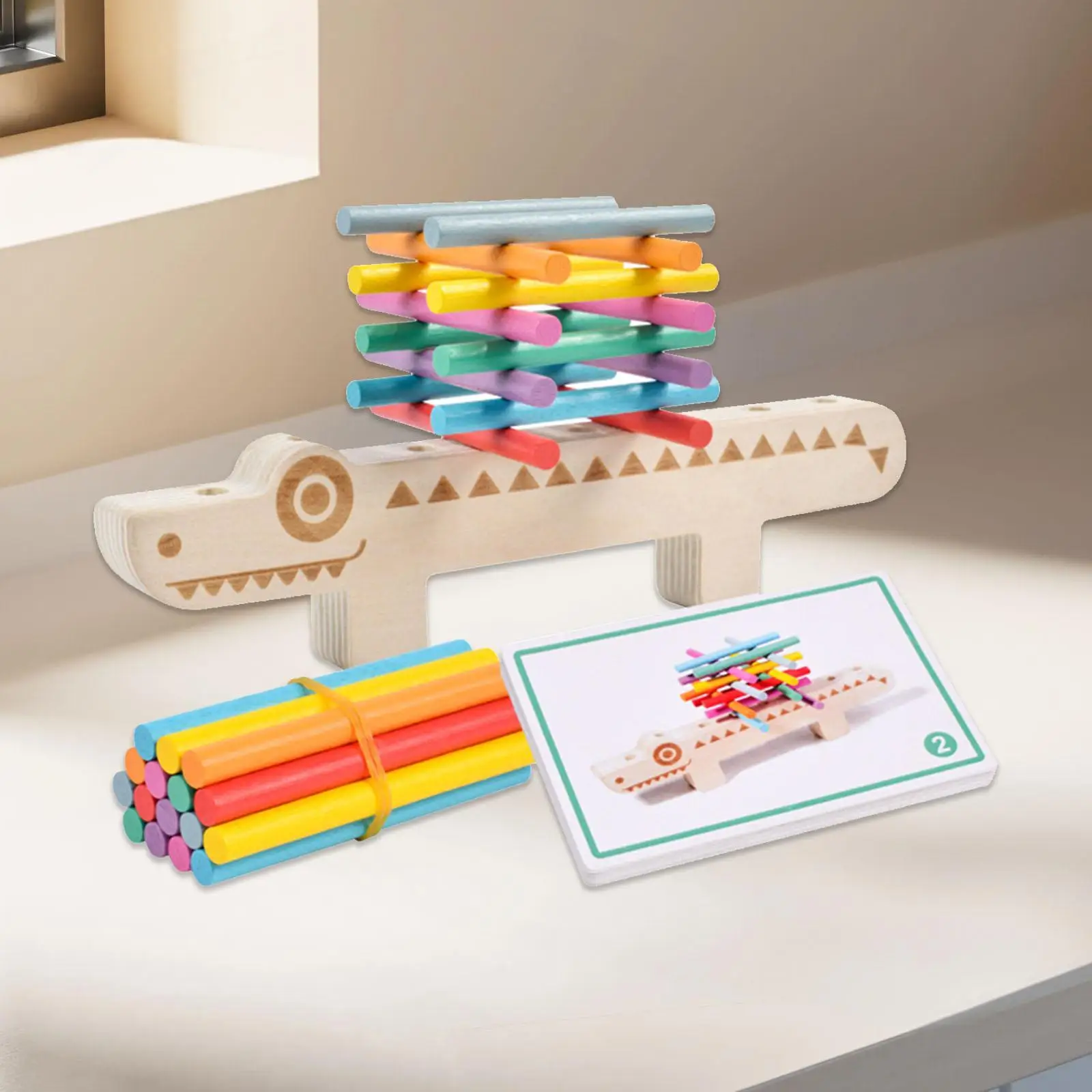 Bâtons mentaires oriels en bois pour enfants, jouets assortis pour documents Montessori, maternelle, bébés de 3 à 5 ans, cadeau d'anniversaire pour enfants