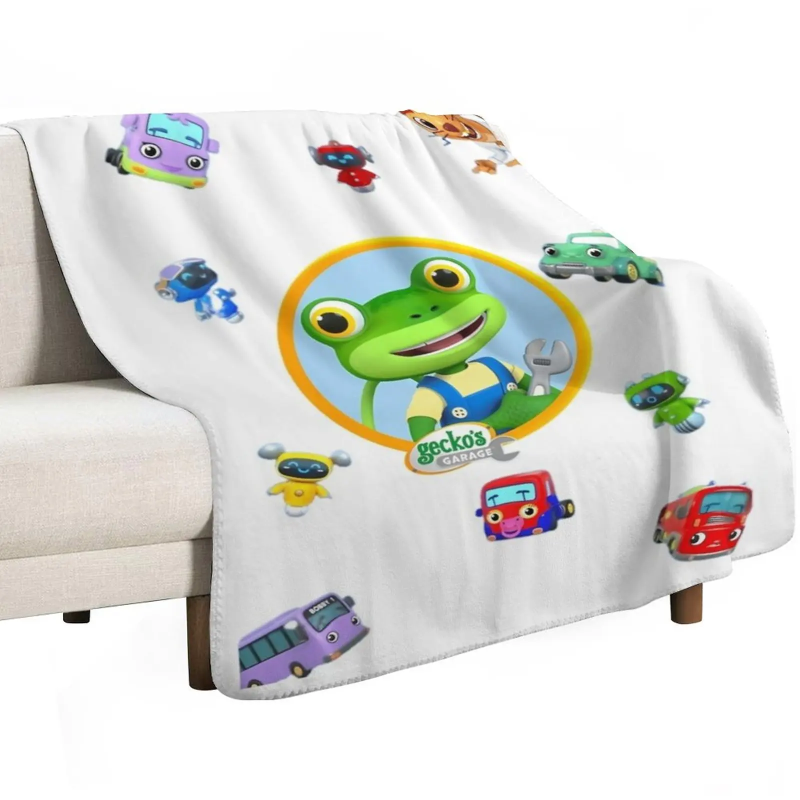 geckos garage Throw Blanket anime for winter Camping Blankets Sofas Of Decoration Large Thermals For Travel Blankets