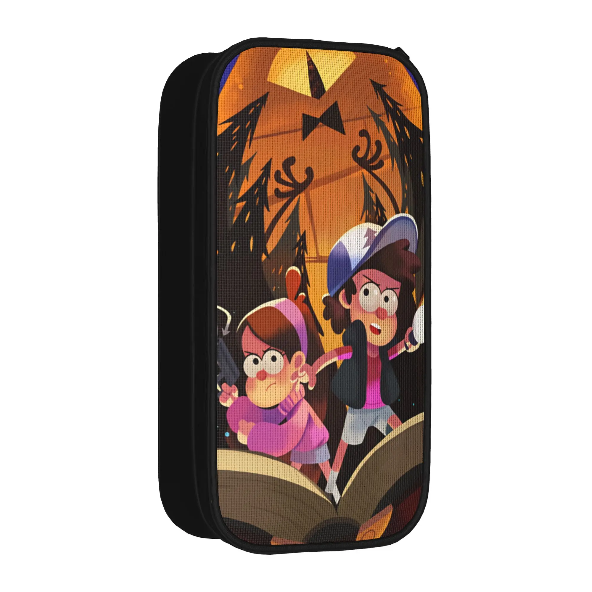 G-Gravity Falls Lunch Bag Bill Cipher Fun Lunch Box Office Portable Insulated Tote Food Bags For Women Oxford Custom Cooler Bag