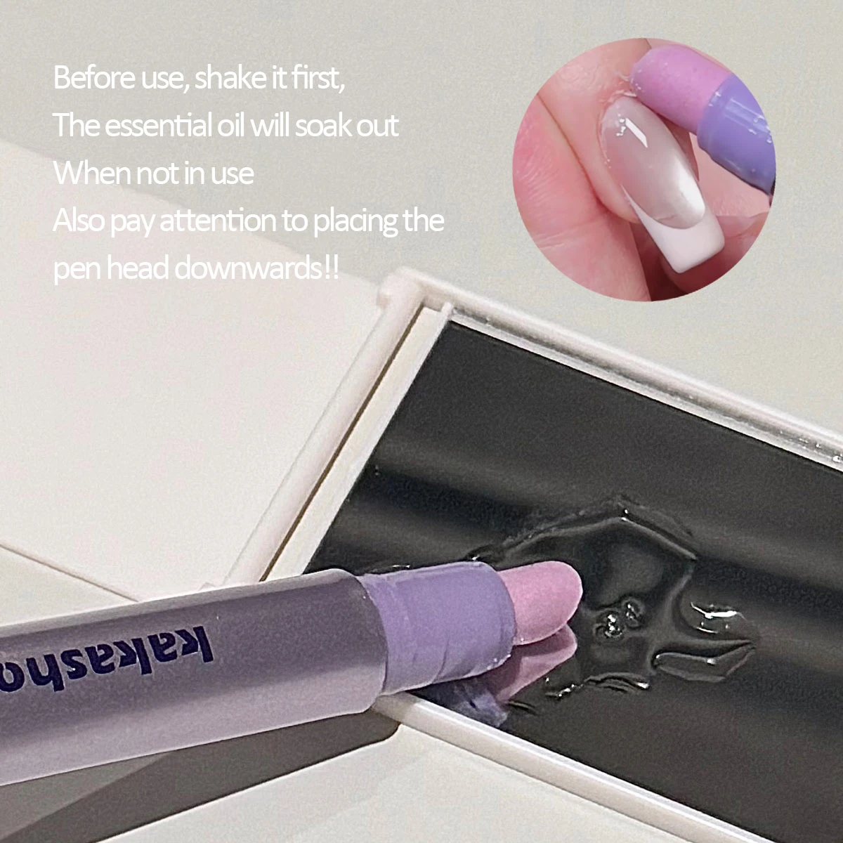 KAKASHOW nail care essence nail care finger skin repair oil to prevent nails from blackening nail polish nourishes skin and nail