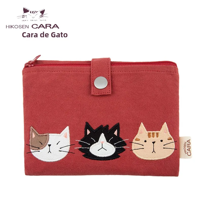 cute-canvas-mask-storage-bag-hikosencara-korean-style-cartoon-print-earphone-wallet-women's-functional-wallet