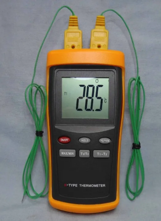 

Temperature Measurement Range -150C °~+1300C ° Accuracy ± 1C ° Dual Probe Multi-channel Thermometer Digital