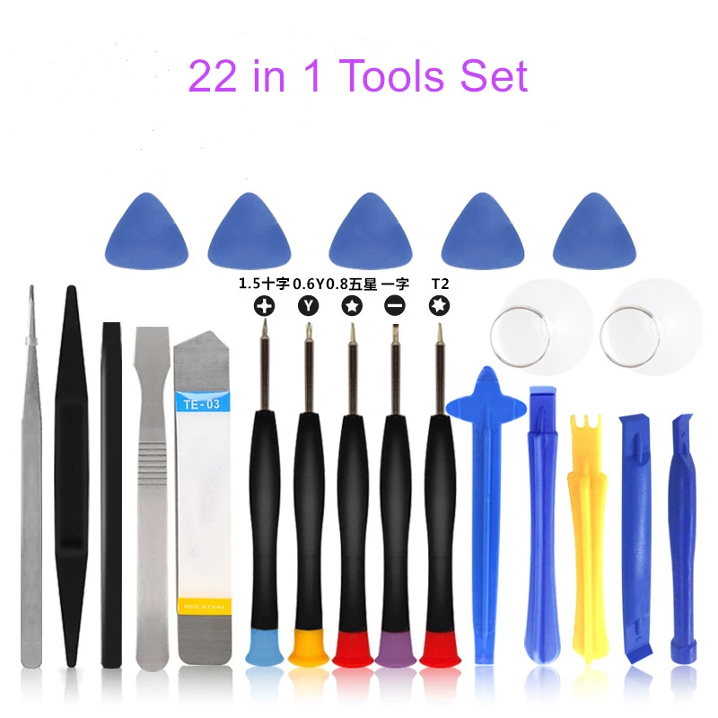 Kit di strumenti per la riparazione del telefono cellulare Set di cacciaviti per strumenti di apertura della leva Spudger per Set di utensili manuali per cellulari