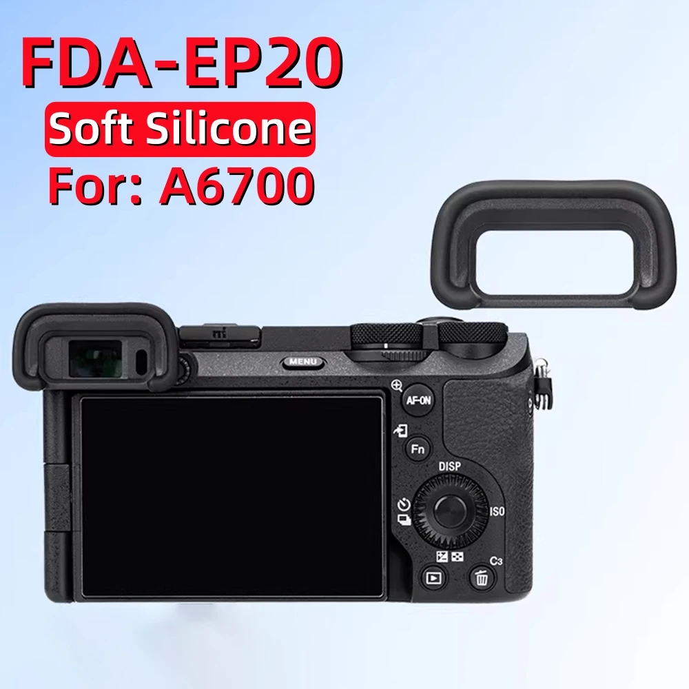 Soft Rubber FDA-EP20 Eyecup Viewfinder Silicone Cover Protector EP20 Cap Eyepiece Replacement for Sony A6700 Camera Accessories