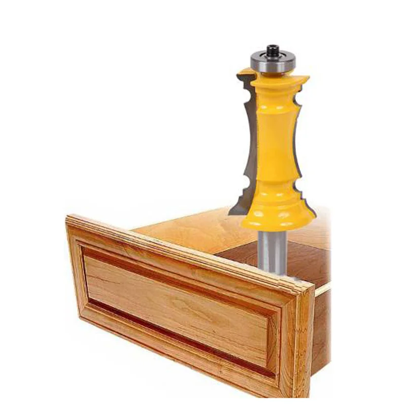 Accessories Equipment Router Bit Molding Cutter Milling for miter Cutting Supply Tool 1/2 inch Shank Yellow Accessories