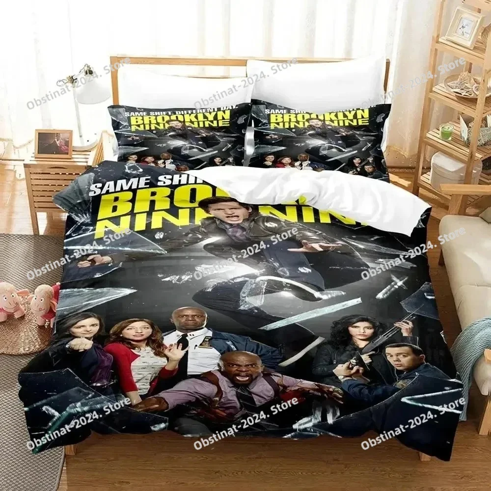 

TV Trend Brooklyn Nine-Nine Bedding Set Duvet Cover Bed Set Quilt Cover Pillowcase Comforter king Queen Size Boys Adult