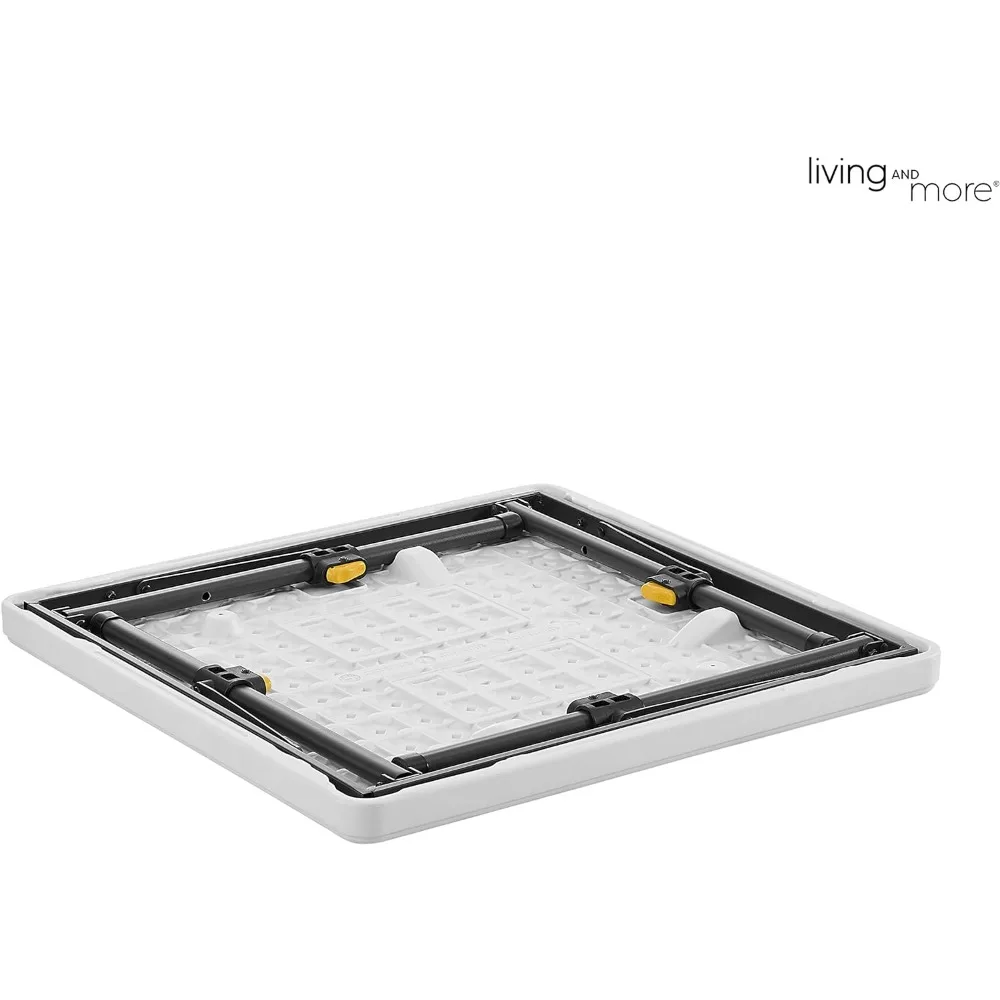 Mesa quadrada das crianças, branco, 24 polegadas