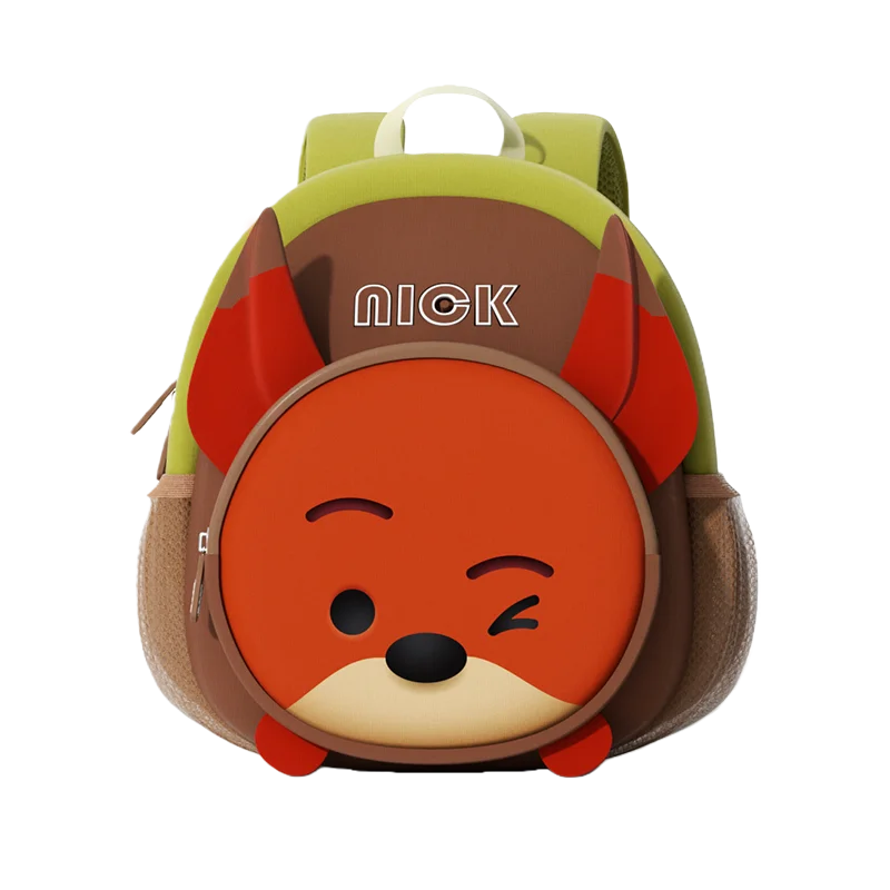Zaino ufficiale Disney Judy Nick, carino, leggero, piccolo, per bambini, per la scuola materna, per bambini e bambine
