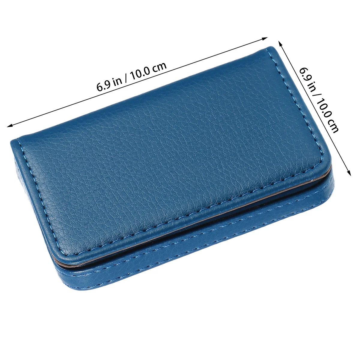 1 stuks draagbare visitekaartjeshouder Premium PU-stof Minimalistische stijl Veilige kaartbescherming Ideaal voor netwerkevenementen Case