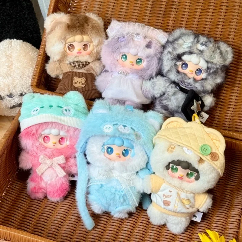 

Yooki Summer Little Bear Hibernation Plan Series слепая коробка Yooki Meow виниловая плюшевая загадочная коробка-сюрприз кулон брелок игрушка в подарок