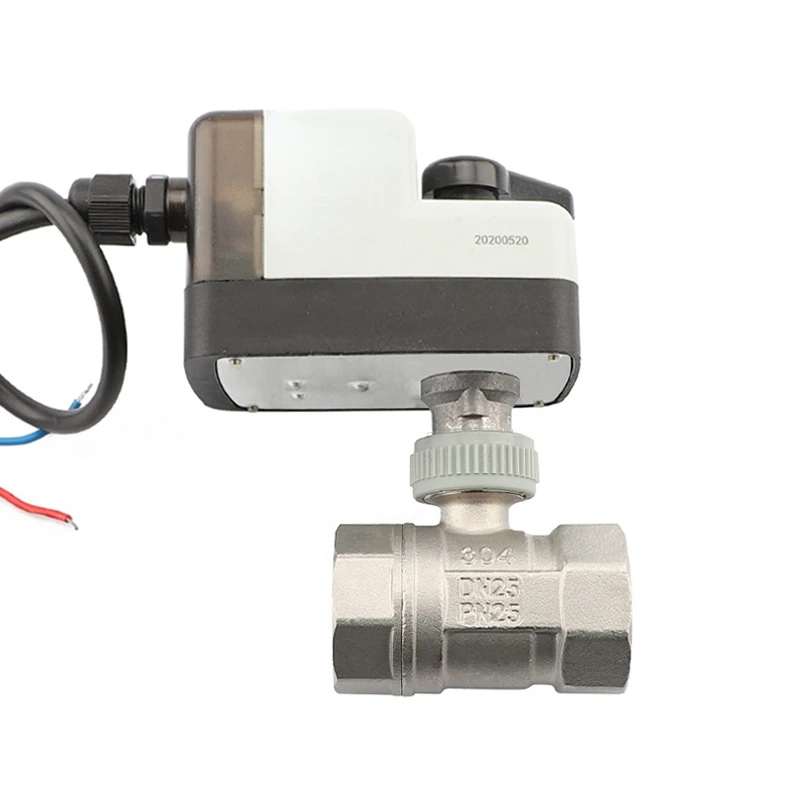 Stainless Steel On Off Type Electric Actuator Motorized Water Flow Control Ball Valve