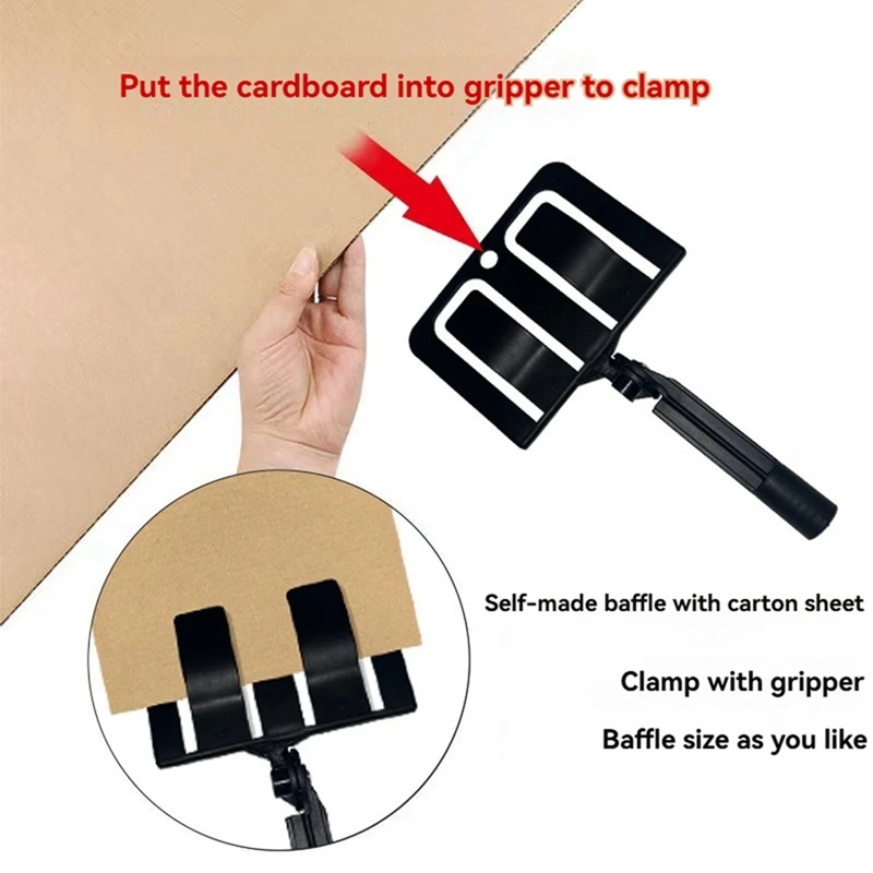Protector de pintura para pulverización, soporte de protección de pulverizador ajustable, estantes de protección de pintura de cartón multifuncionales con poste