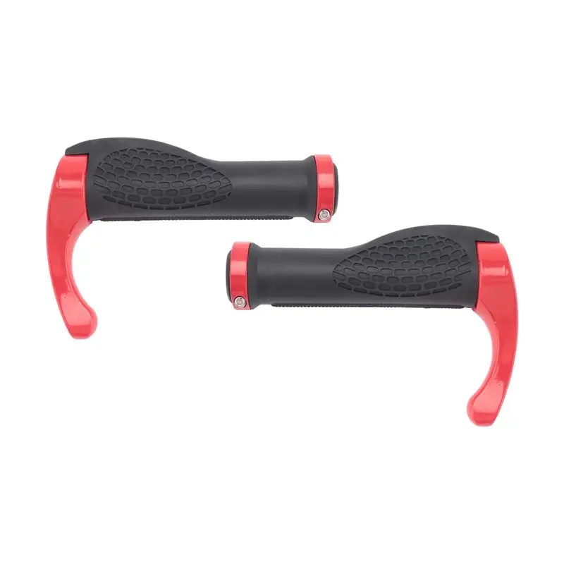 NEW HOT In Stock-Mountain Bicycle Bike Cycling Lock-On Handlebar Hand Bar End Grips Set