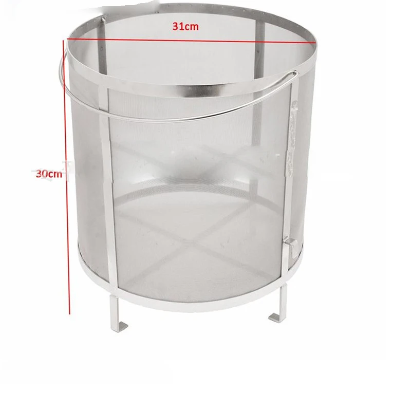 35x35cm Filter Brewing Hopper Spider Strainer 304 Stainless Steel 300-400 Micron Mesh Homebrew Hops Beer brew filter basket