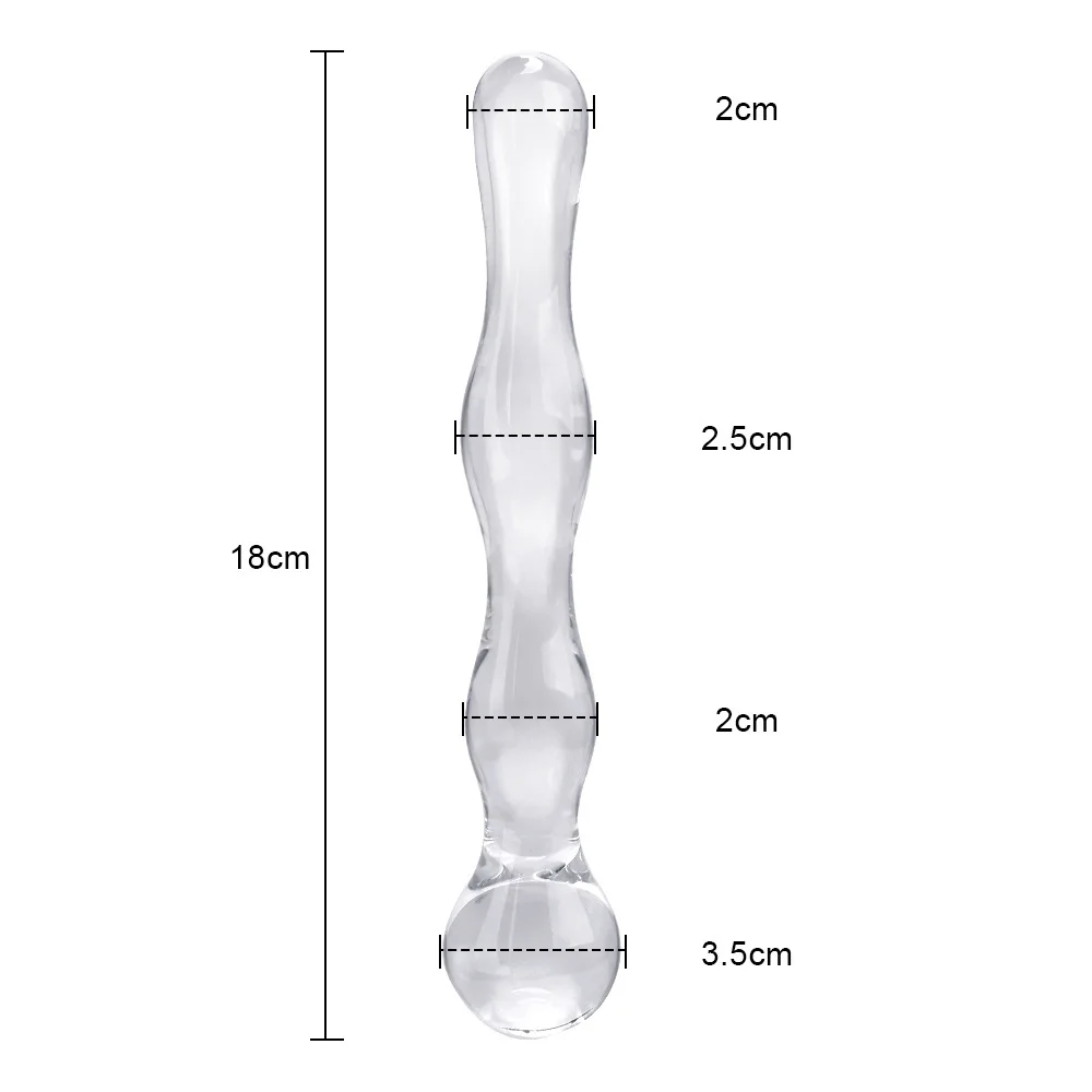 Anal Plug Anus Backyard Stopper Glass Beads Anal Plug Dildo Butt Plug Butt Stimulation Sex Toys For Men Women Gay Couples