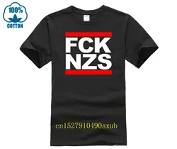 New Summer Men's Casual Print T Shirt Fashion T shirt FCK NZS fashion T shirt men