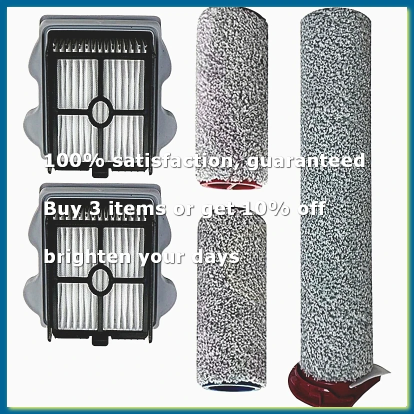 ● Pièces de rechange pour aspirateur Dyad Pro/Dyad Pro Combo : brosse à rouleau et filtres HEPA – ABFB.