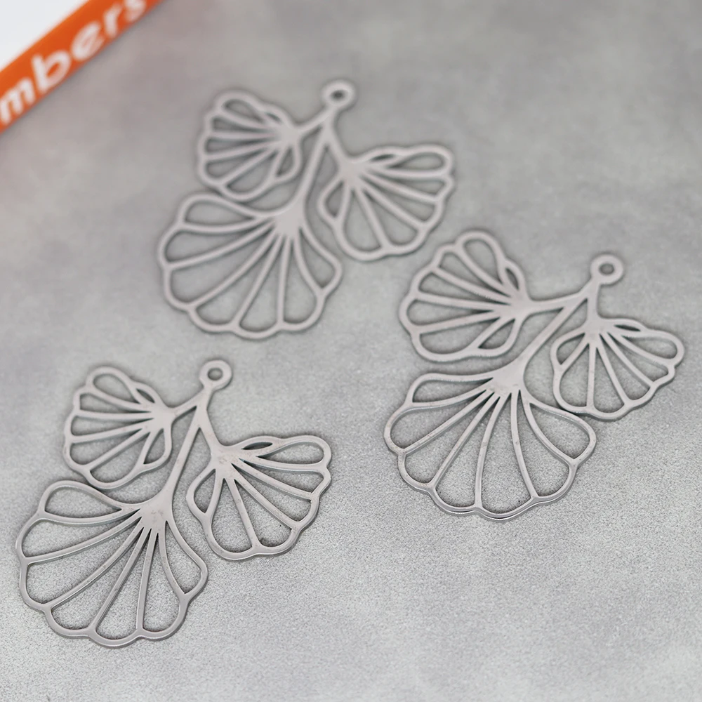 3pcs/Lot Stainless Steel Clover Suncatcher Accessories Findings For Fashion Jewelry Making DIY Handmade Craft