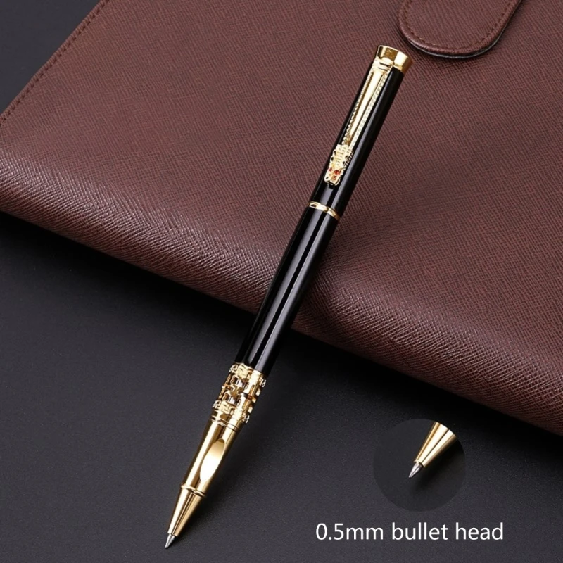 Full Metal Brass Copper Metal Roller Ballpoint Pen Office Business Men Signature Gift Writing Pen