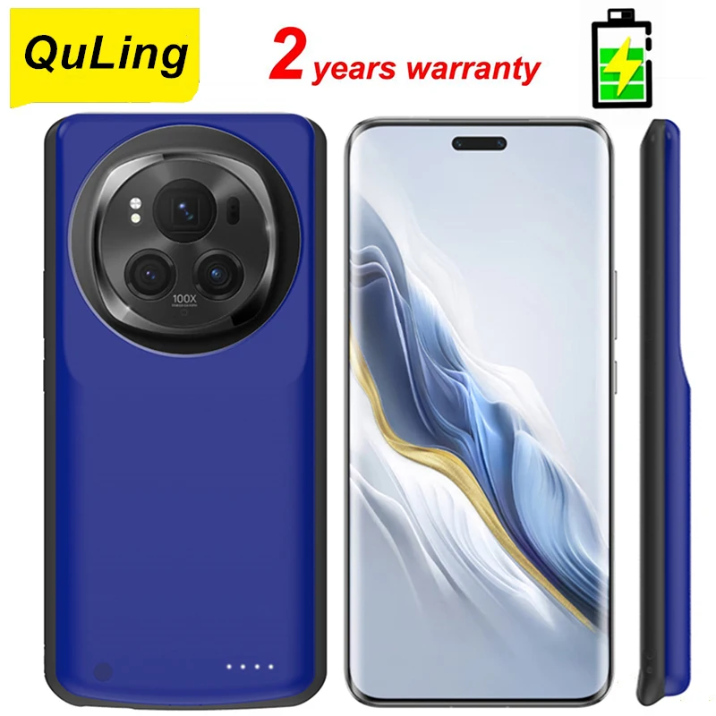 

Новый чехол для телефона Smart Powerbank 10000 мАч для Honor Magic 5 6 7 Pro, чехлы для зарядного устройства Power Bank для Magic 7 6 5 Power Case