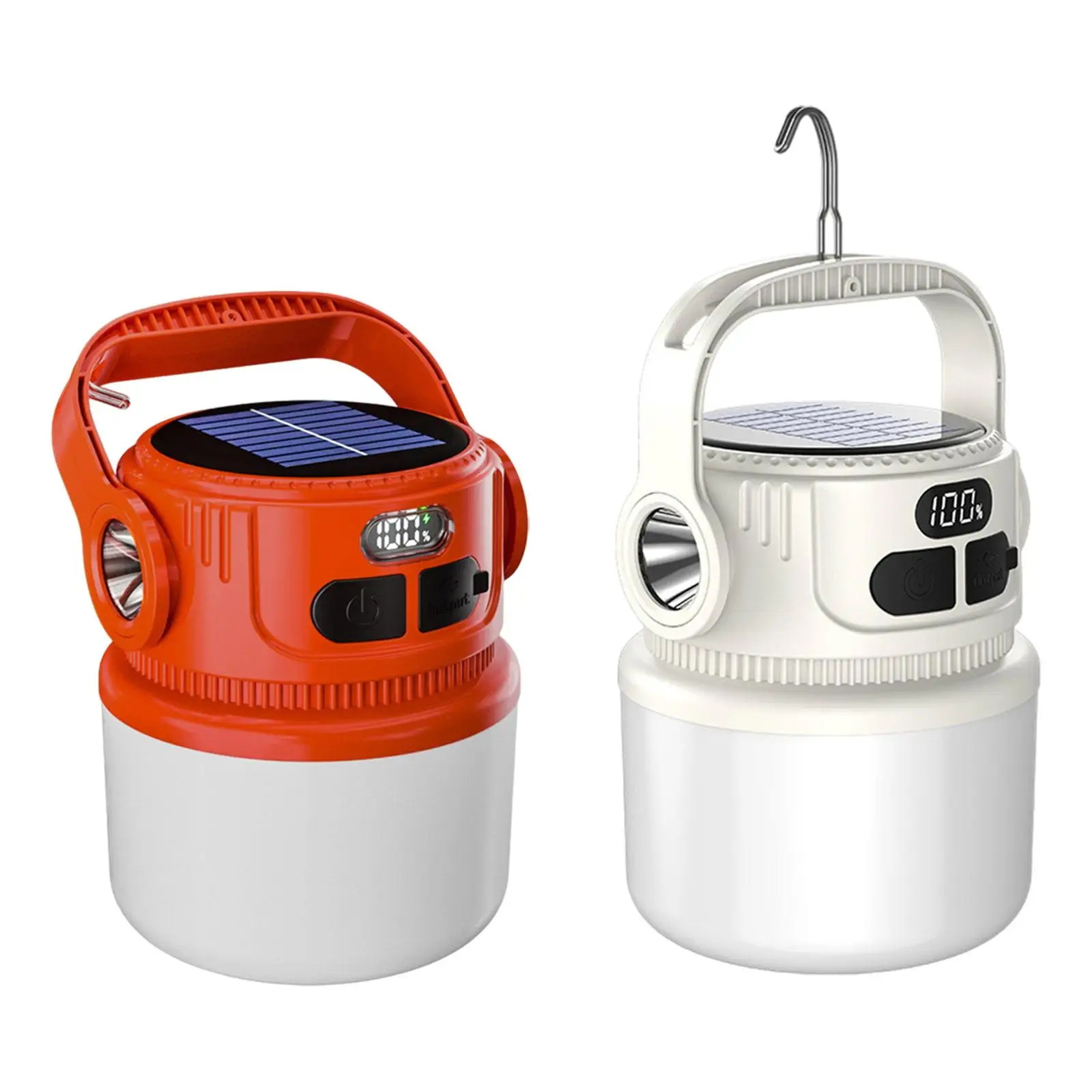 Lanterna de acampamento pendurada lâmpada de barraca para pesca de mochila de emergência