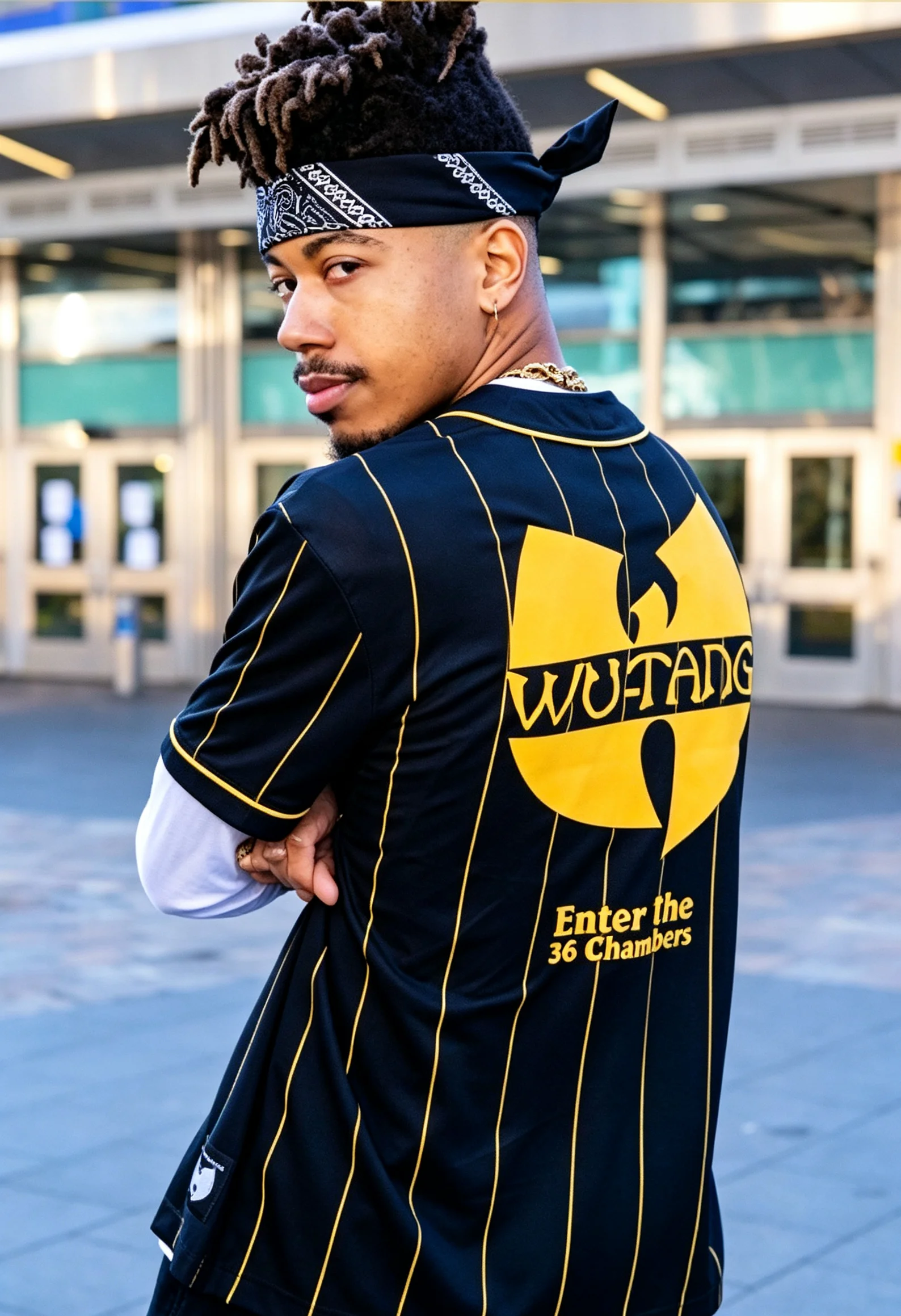2026 Wu-Tang Clan Limited Edition Retro Baseball Shirt with 3D Printed Design, Breathable and lightweight Outdoor Sports Top