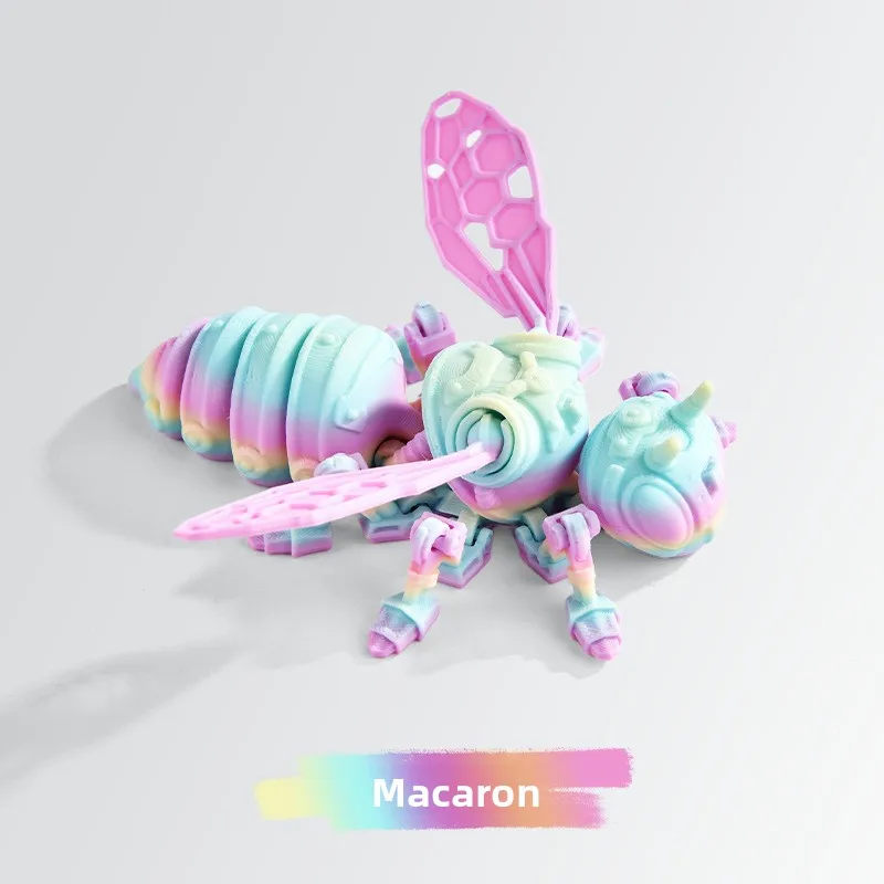 لعبة محاكاة Cyber Bee المطبوعة ثلاثية الأبعاد مع مفاصل متحركة - هدية/شكل لطيف ومبتكر للأطفال #1