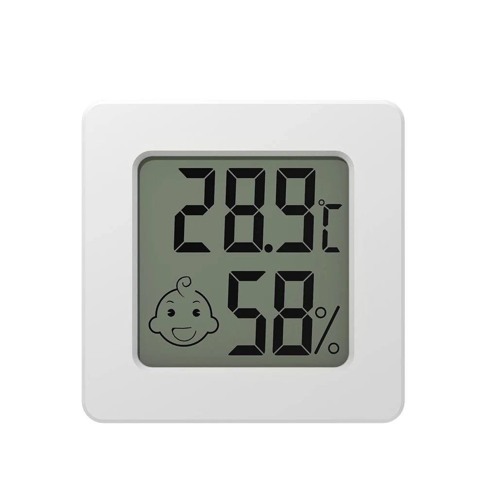 Mini Magnetic LCD Digital Thermometer Hygrometer Temperature Humidity Meter Sensor Gauge Weather Station -20-60 Degree