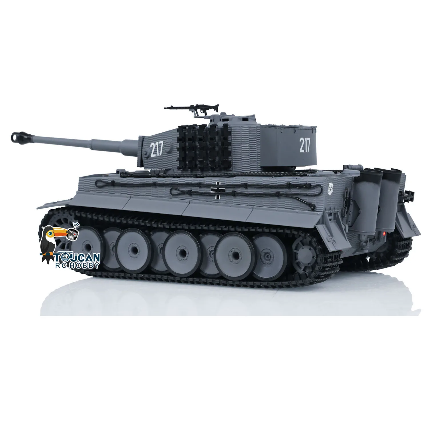 Regali Taigen 1/24 RC Carro Armato di Battaglia Tiger I Radio Controllo Carro Armati Militari Auto Da Combattimento A Infrarossi Veicolo Giocattoli