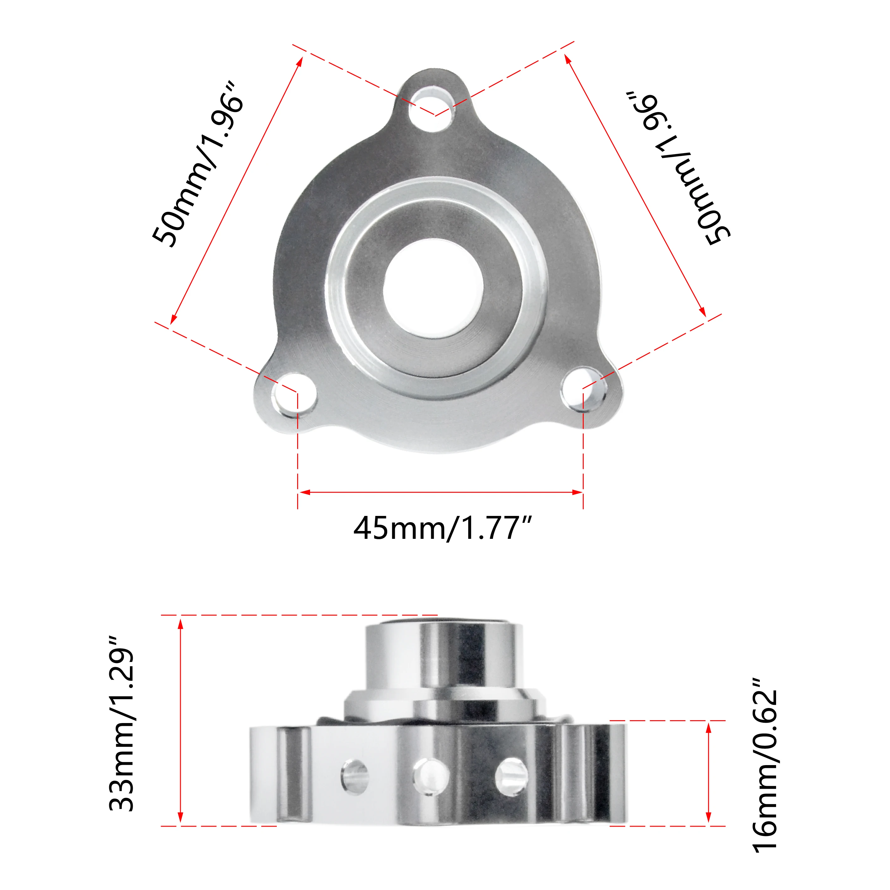 Turbo BOV Blow Off Valve Dump Adaptor Bolt-On Top Mount For Peugeot BMW Mini Cooper S Turbo engines