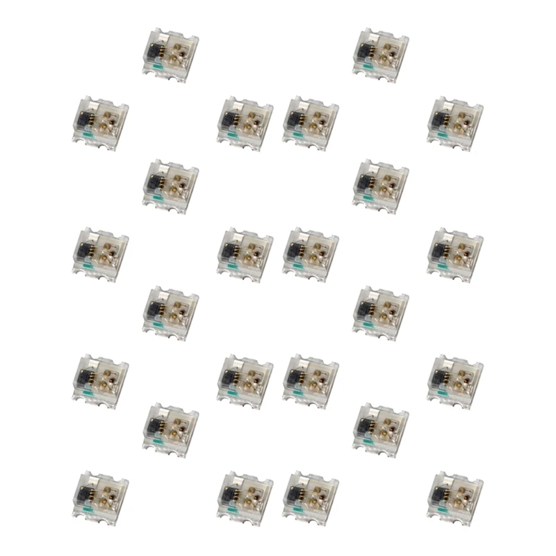 New 400Pcs WS2812 2020 LED Chip 4Pins Mini White PCB Addressable Digital RGB Full Color LED Chip DC5V For LED Strip Screen