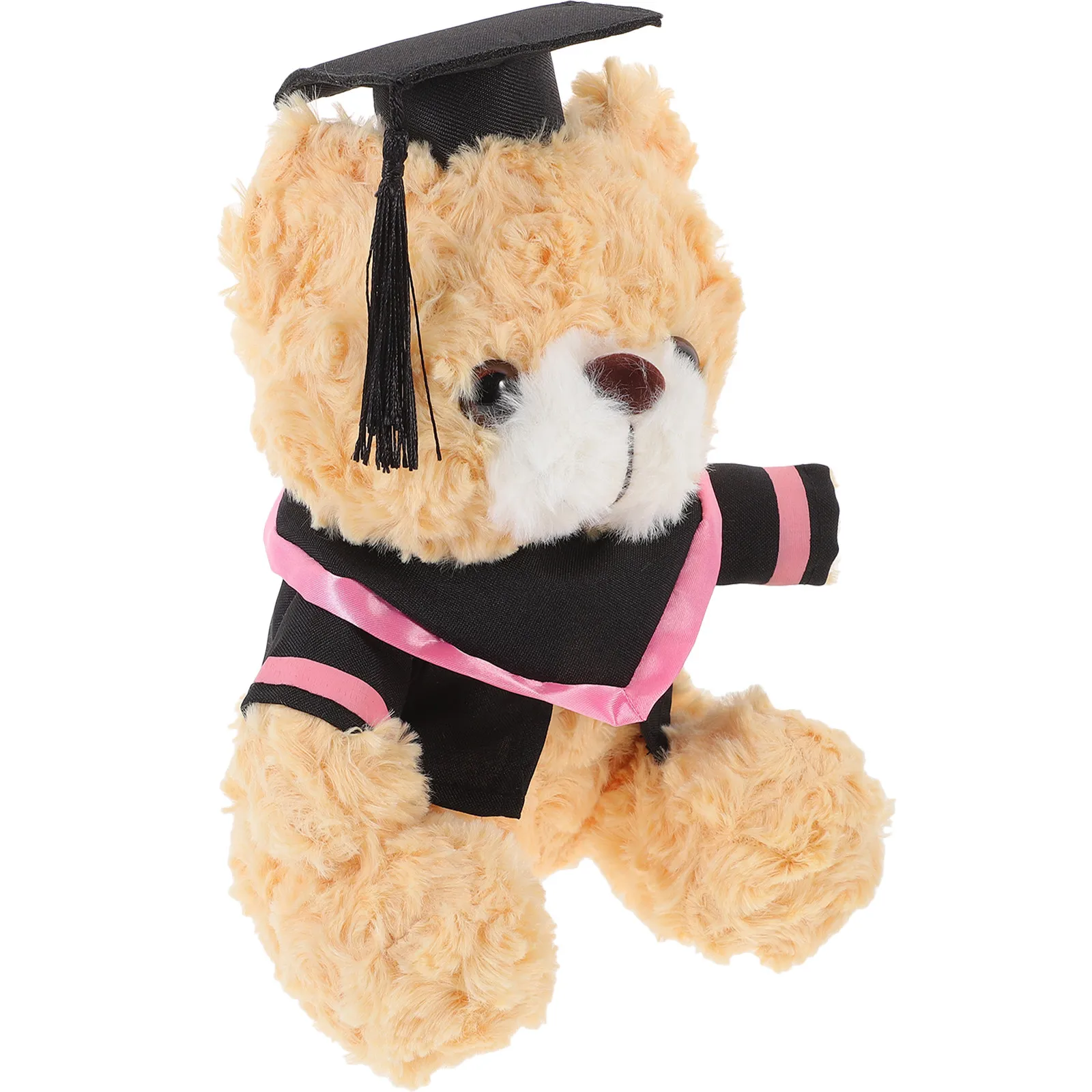 

Graduation Bear Stuffed Animal in Cute Cartoon Design Soft PP Cotton Hugging Decor for Bed Desk Bookshelf Sofa Car Graduation