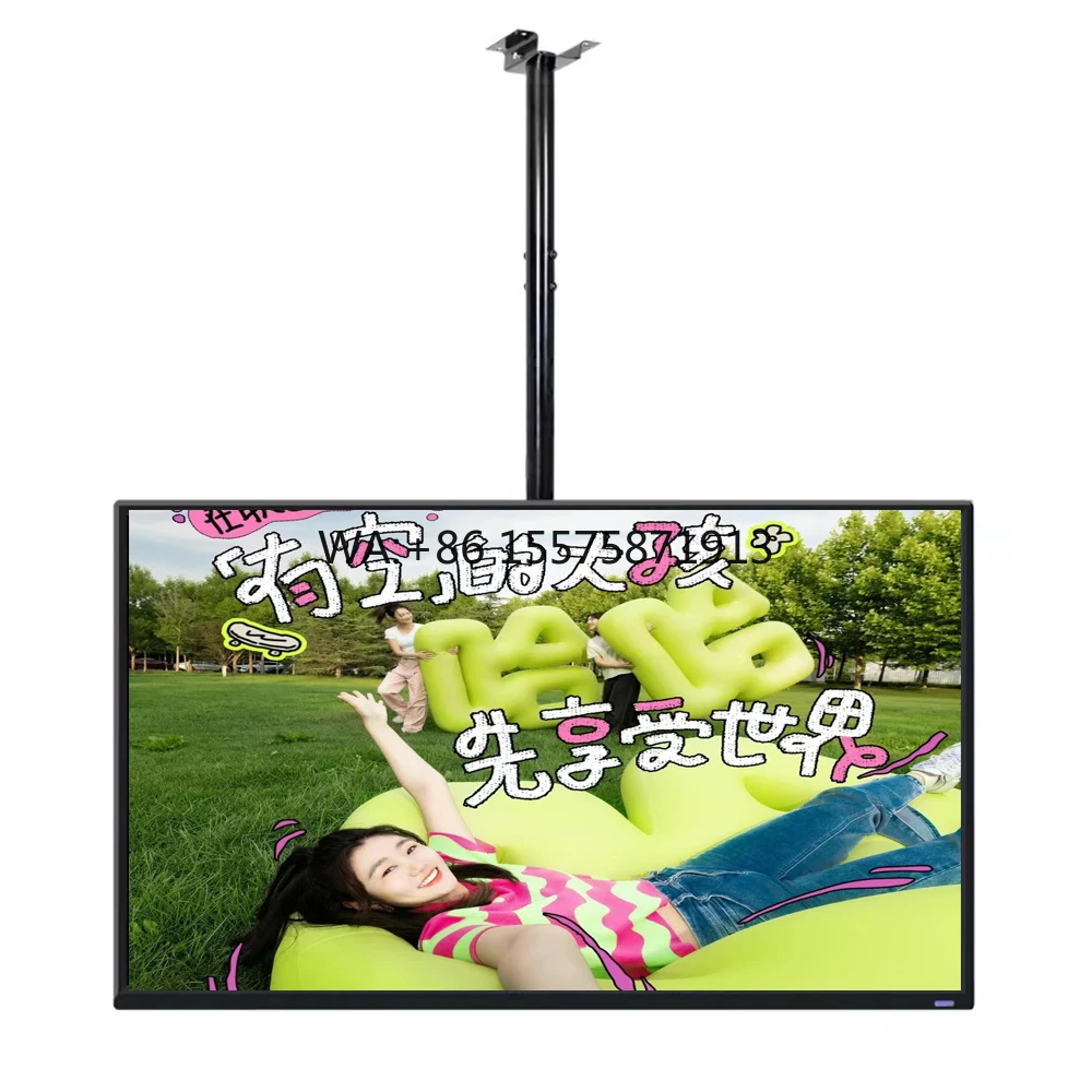 

Интеллектуальный ЖК-цифровой вывески высокой яркости, киоск для лицевой панели окна в помещении, OEM для розничного магазина, подвески с текстовой анимацией