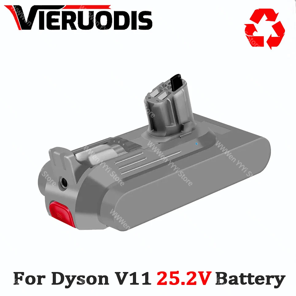 

2024 New For Dyson V11 Battery 25.2V Absolute V11 Animal Li-ion Vacuum Cleaner Rechargeable Battery Super lithium cell 9800mAh