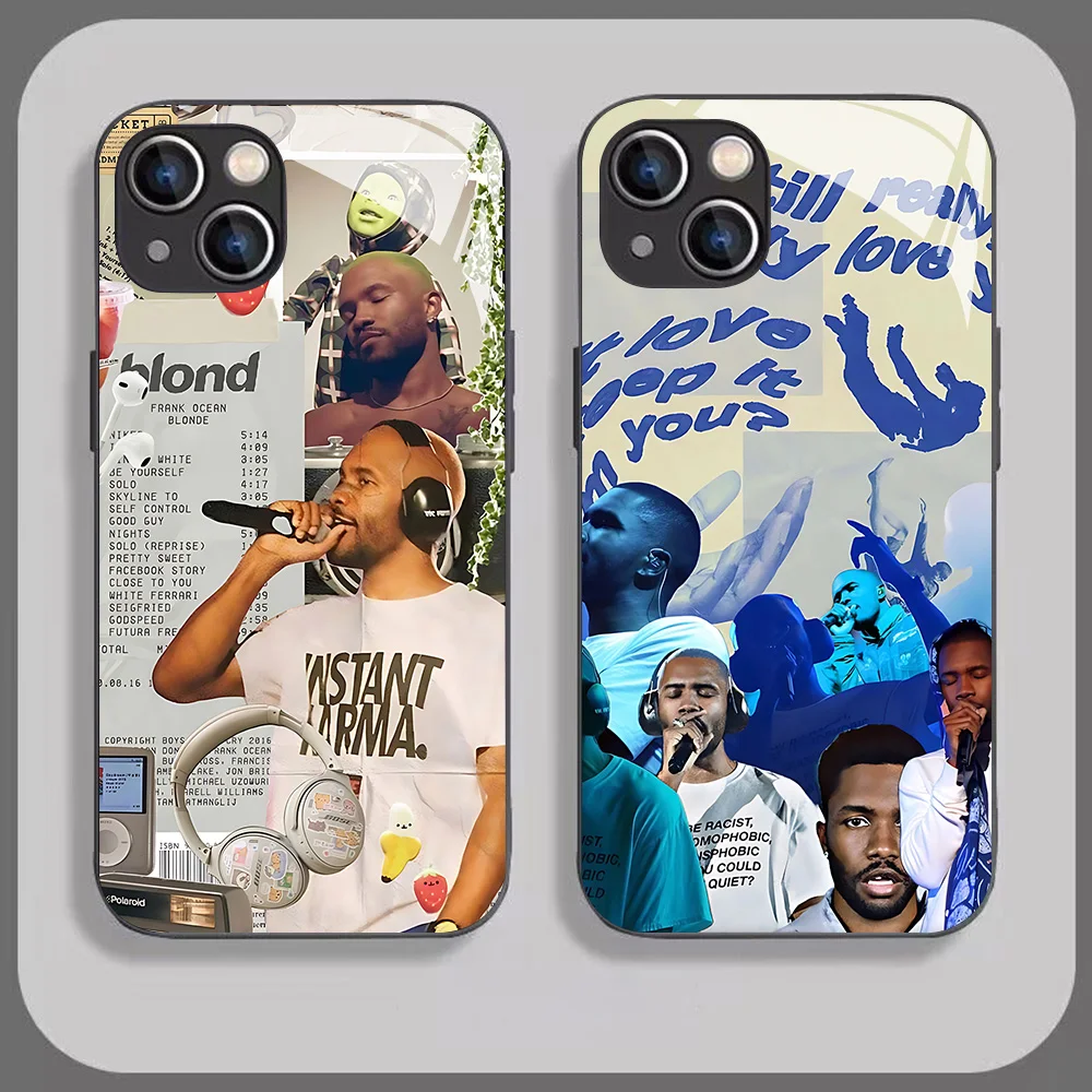 Frank Ocean Blonde Phone Case For Samsung Galaxy S24 S23 S22 S21 S20 Note20 Ultra Plus FE M20 M34 54 4G 5G Glass Silicone Cover