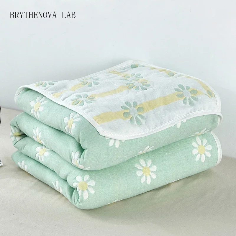 Chiffon towel, 6-layer cotton duvet, adult and children, Bed, Double Air Conditioner, Fine Duvet, Extra Large Bedding