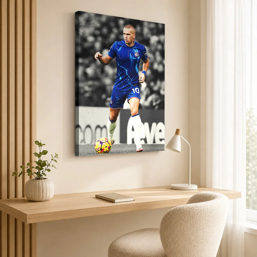 Cristiano Ronaldo Pop Tribute Canvas Poster Geometric Style Canvas Wall Art With Personalized Photo For Home Gym Ideal Fan Gift