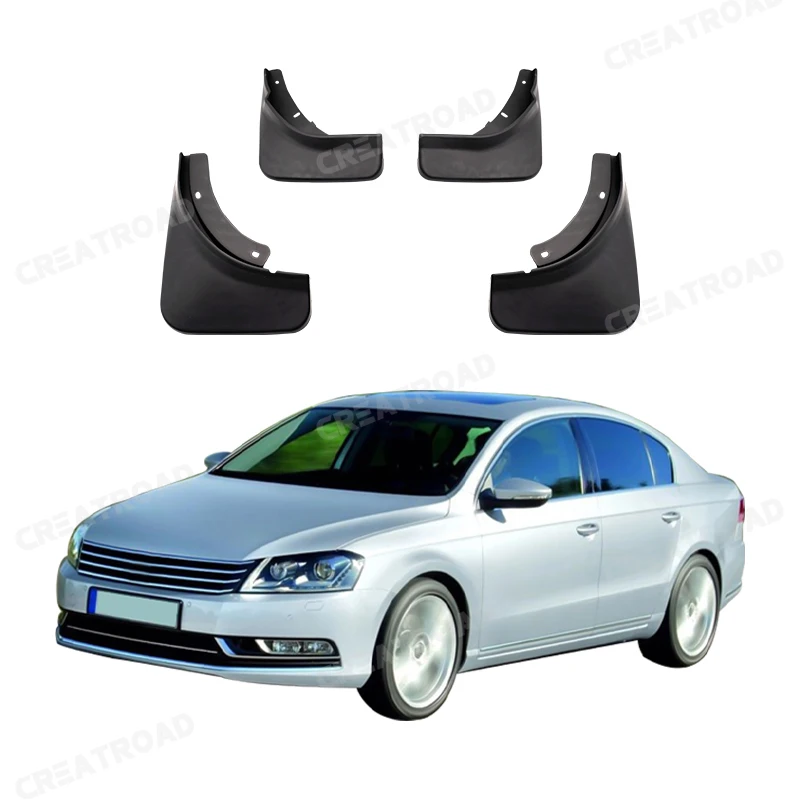 Car Mud Flaps Front Rear Mudguards Mudflaps Fender Splash Guards For VW Passat B7 2011 2012 2013 2014