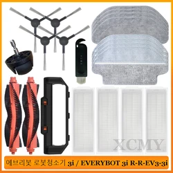 Main / Side Brush Hepa Filter Mop Cloths For 에브리봇 로봇청소기 3i / EVERYBOT 3i R-R-EV3-3i Robot Vacuum Cleaner Replacement Spare Parts