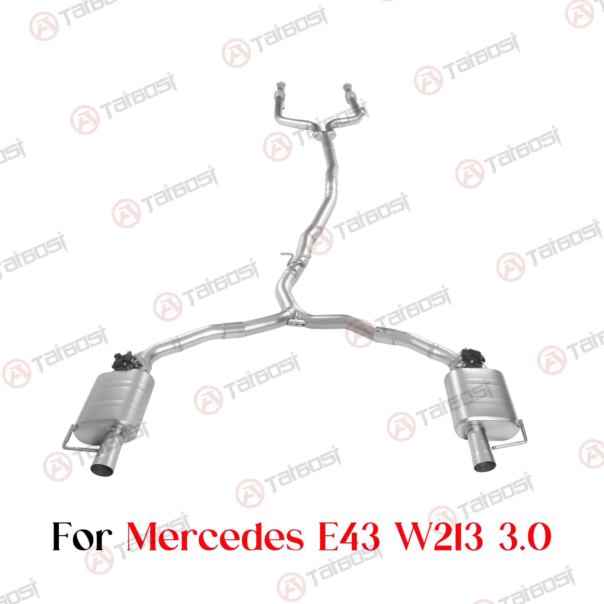 

Taibosi For Mercedes Benz E43 AMG W213 3.0T 2017 Car Escape System Catback Exhaust Pipe High Performance Electrc Valve Muffler