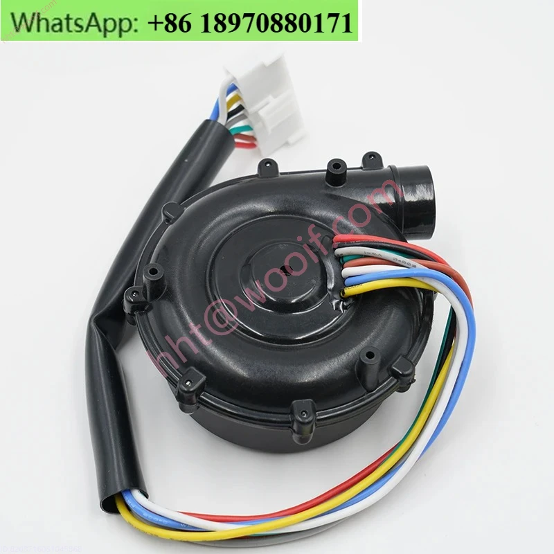 7040 DC12V 24V منفاخ الطرد المركزي بدون فرش، مروحة طرد مركزي تيار مستمر، مضخة هواء مع محرك ثلاثي الطور WM7040-12/24
