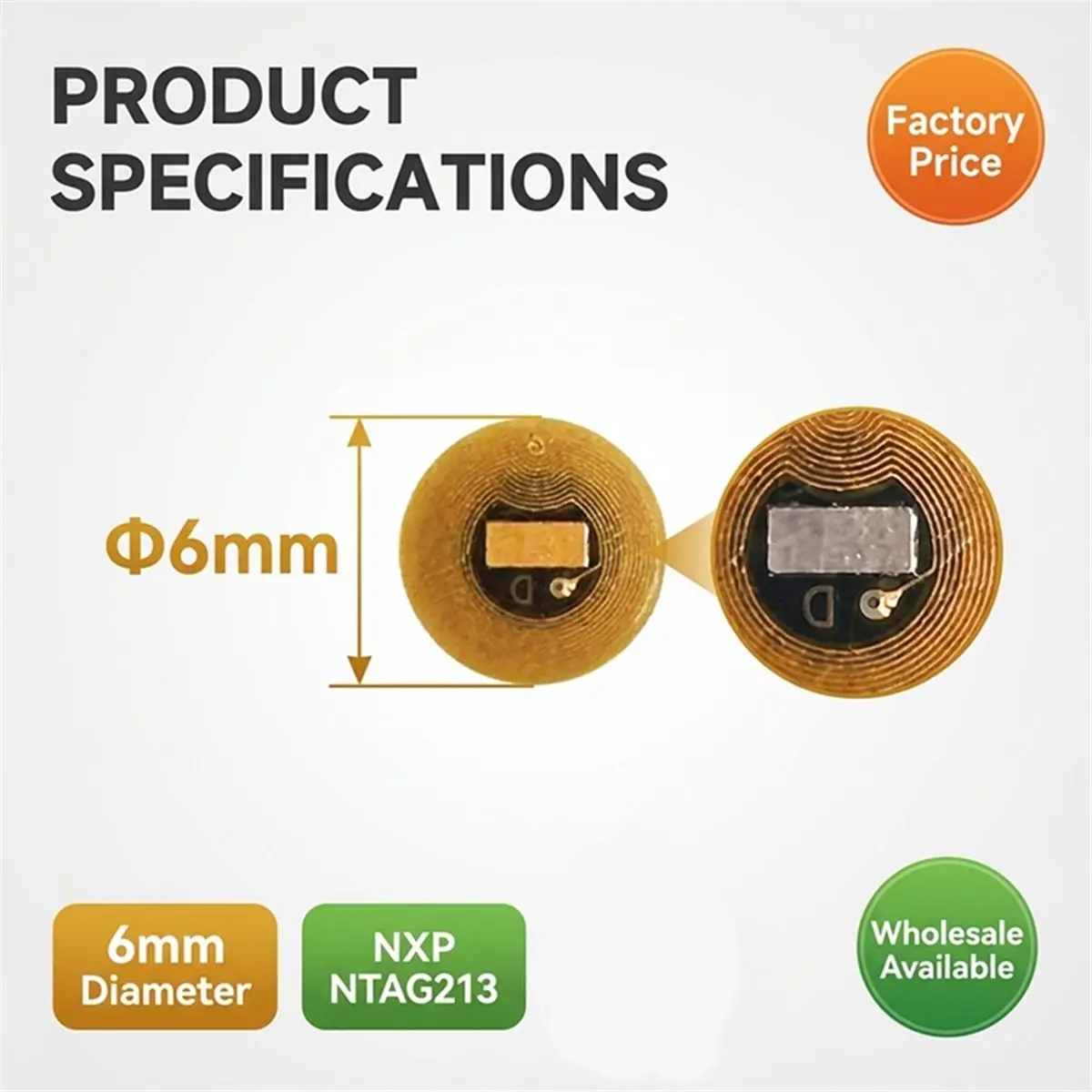 update. 15Pcs NFC Tags Set 6mm Diameter Programmable RFID Stickers, Round Waterproof Flexible FPC NFC Labels for Smart Devices