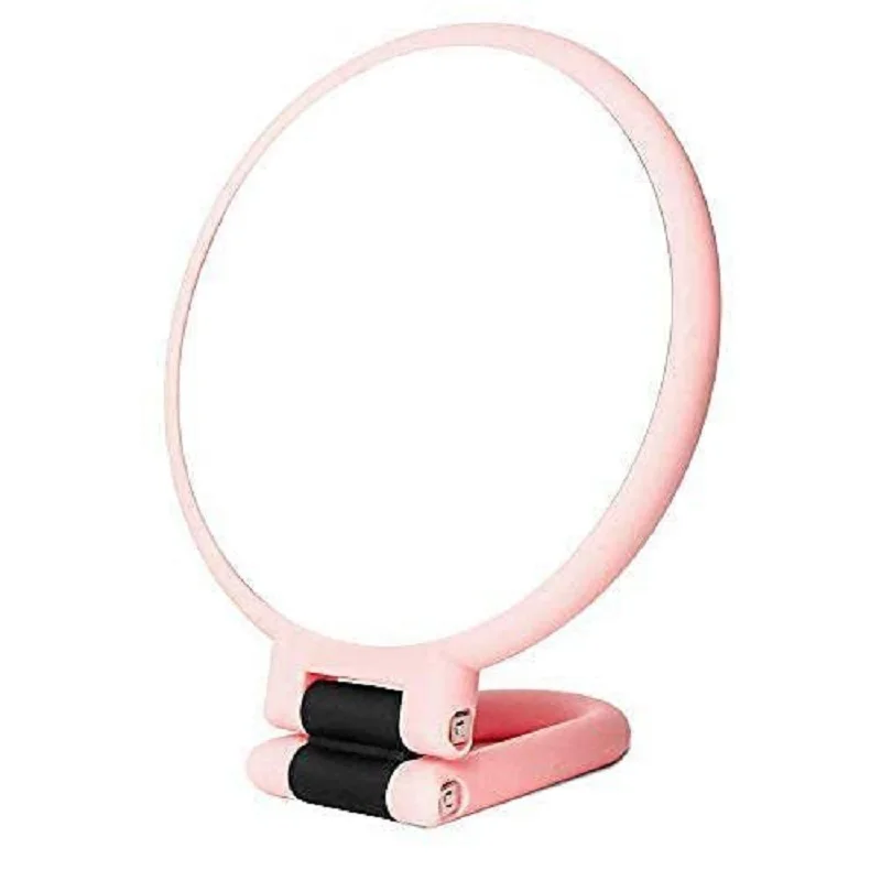 10/15/20/30X Magnifying Mirror Potable Hanheld Makeup Mirrors with Handle Adjustable Rotation Double Side Vanity Cosmetic Mirror