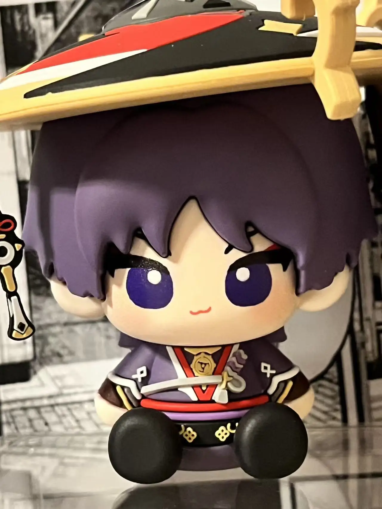 حار لعبة Genshin تأثير الهيام دمية ثلاثية الأبعاد بولي كلوريد الفينيل 8 سنتيمتر سطح المكتب جمع الحلي أنيمي الكرتون اكسسوارات الدعائم هدايا الهالوين #5